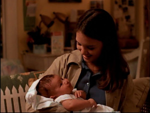 Joey Potter w/ a baby.