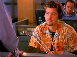 Pacey wears an awful shirt